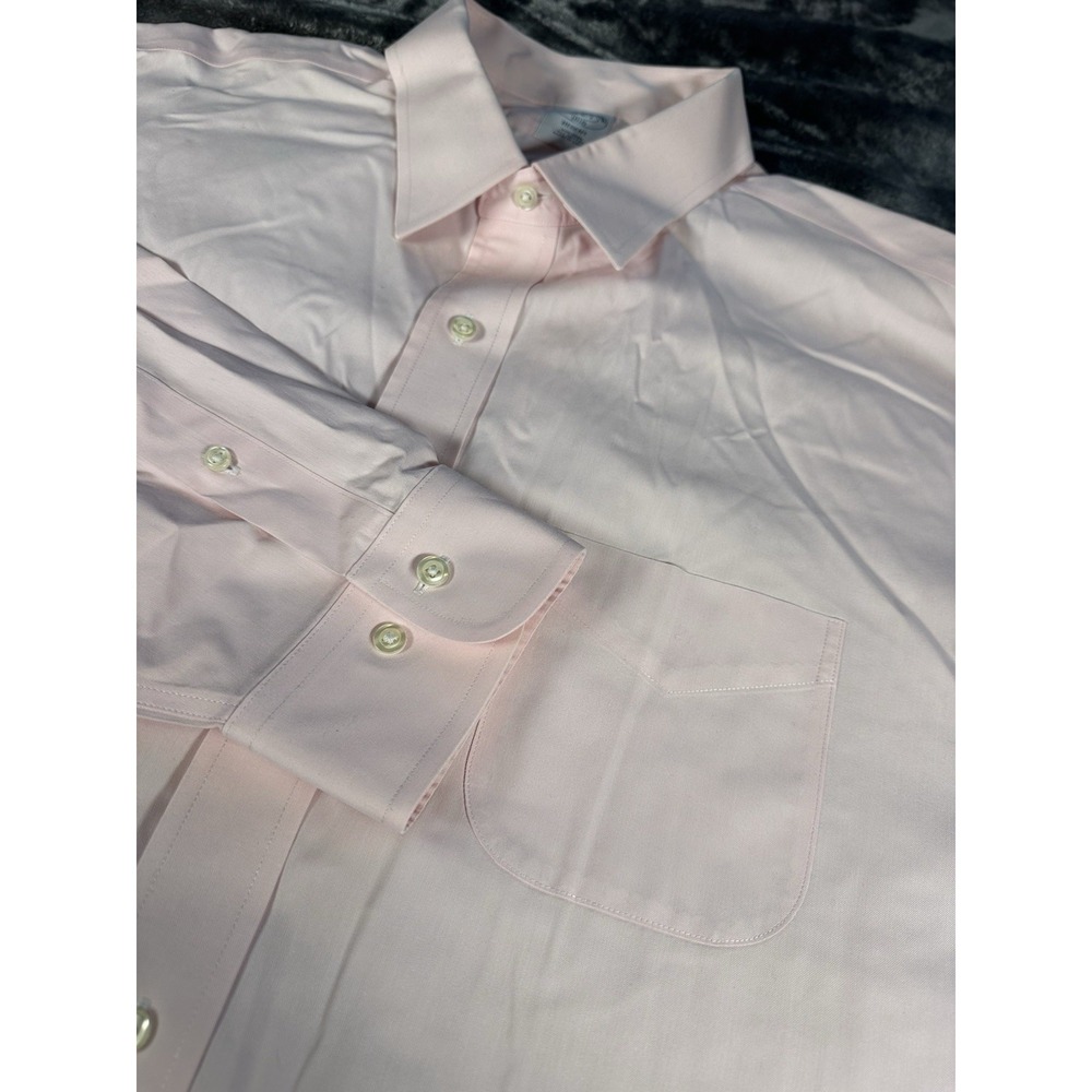 Brooks Brothers Regent 18-6/7 Dress Button Up Shirt Non Iron